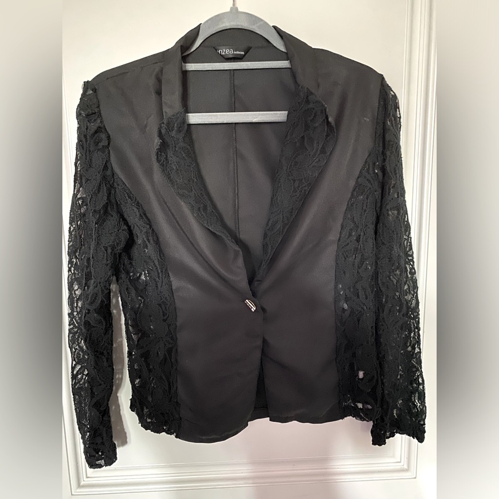 Zanzea Collection Black Lace Top Women's size Small